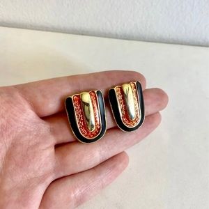 Retro Enamel‎ Earrings
